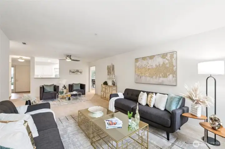 New carpeting throughout the property