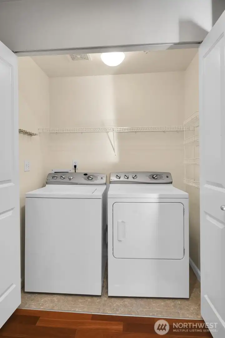 Main level utility room