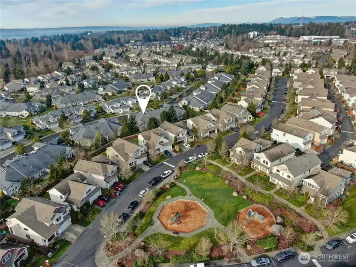 Overview of where home is located.