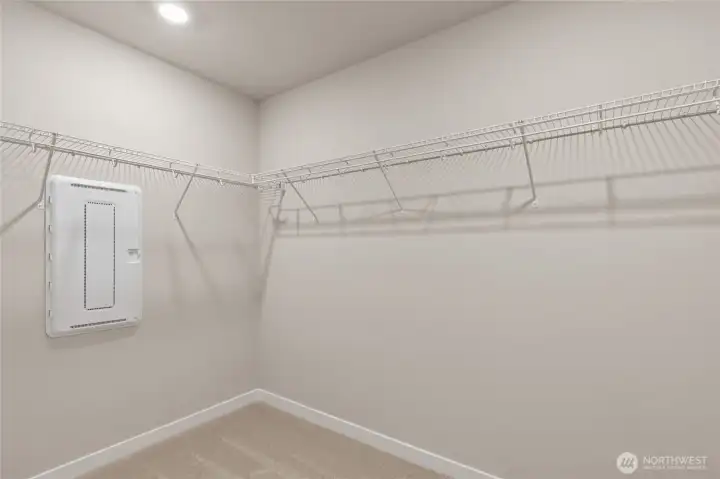 Large walk in closet