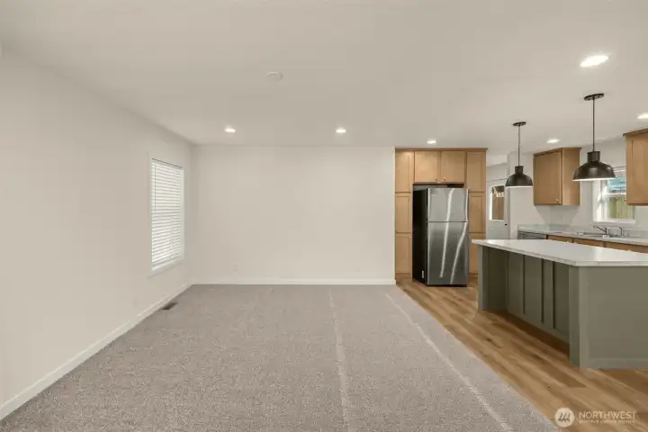 Spacious living area