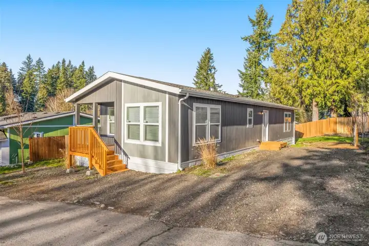 Dedicated parking with easy access to back entry