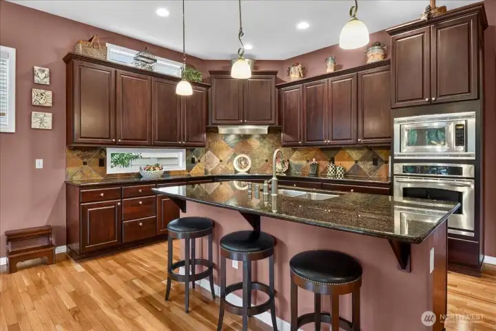 Transom natural light, large glazing and extra Can Lighting allow for lots of brilliance.