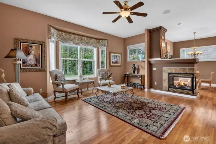 Comfortably Convenient to the Kitchen Area.