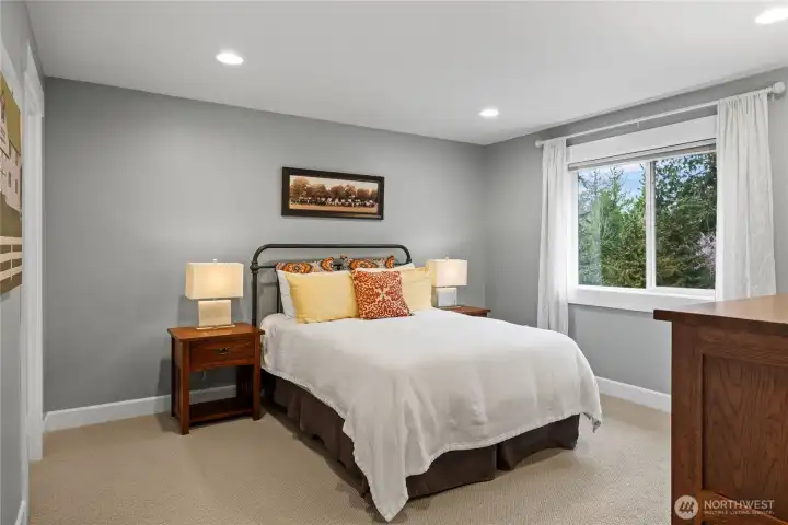 Second bedroom with large walk in closet
