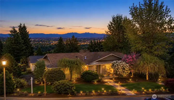 2 level home complete with 2 kitchens, recently updated through out, all with amazing views and wrap around deck.