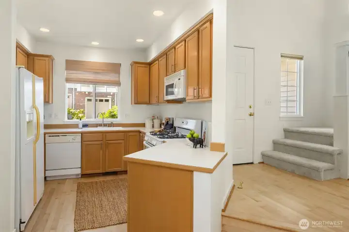 Fresh paint throughout (walls, ceilings, doors, and trim), refinished hardwoods, and new carpet on the upper level make this home move-in ready. Fresh paint throughout (walls, ceilings, doors, and trim), refinished hardwoods, and new carpet on the upper level make this home move-in ready.