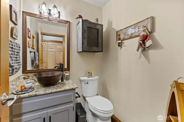 Half bath on main floor