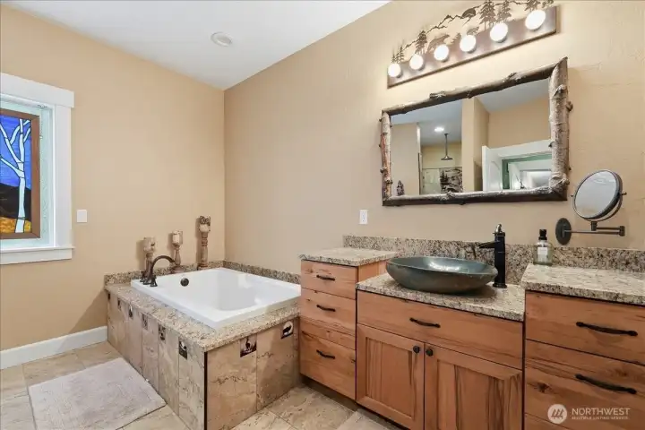 Spa-inspired primary bath