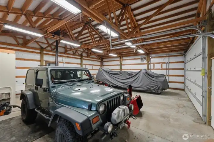 Shop with room for vehicles & toys