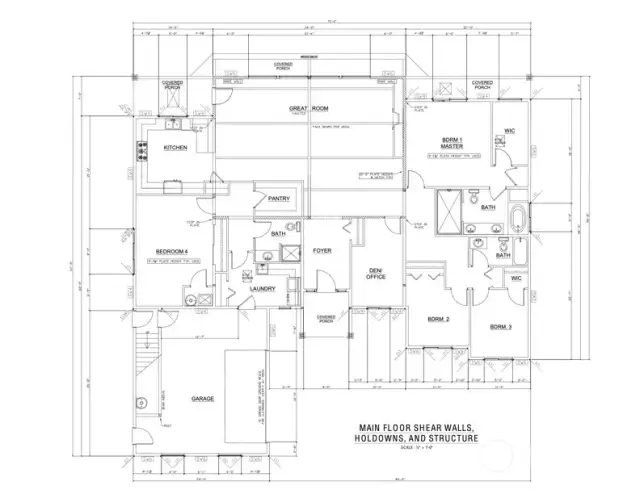 Main Floorplan Drawing  (Photo of Building Plans)