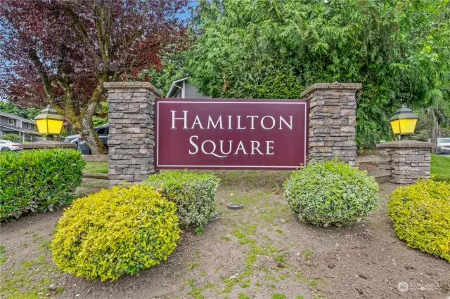 Welcome to Hamilton Square, a sought-after community known for its well-run HOA board and elevated neighborhood standards. Residents here enjoy a harmonious living environment, and a strong sense of community pride.