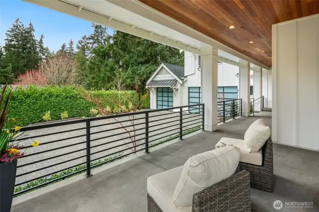 Expansive Front Porch, Perfect for Slow Mornings and a cup of Coffee.