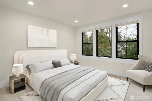 Upper Level Fourth Bedroom - Virtually Staged.