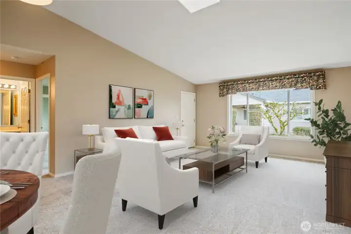 Living room (virtually staged)