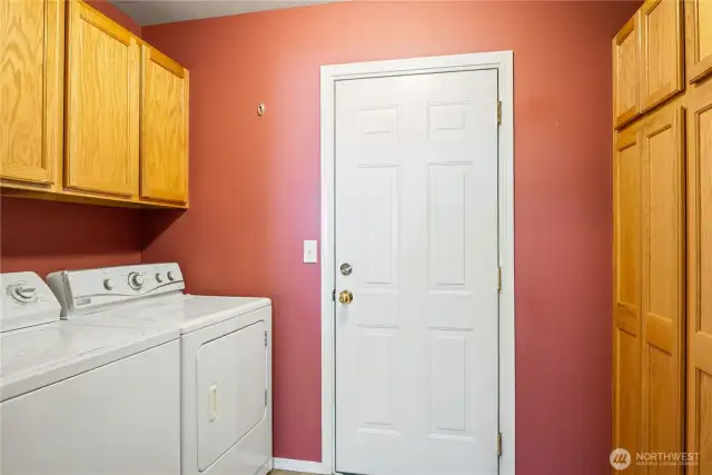 Utility room with tons of storage