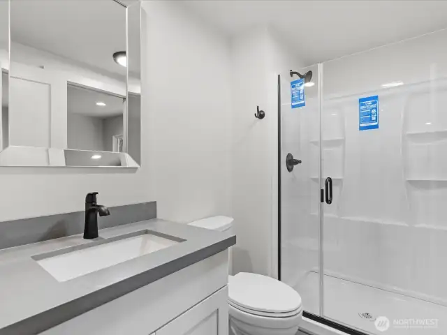 Jack n Jill 3/4 Hall bath