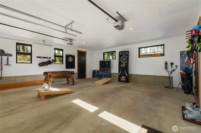 Two car garage