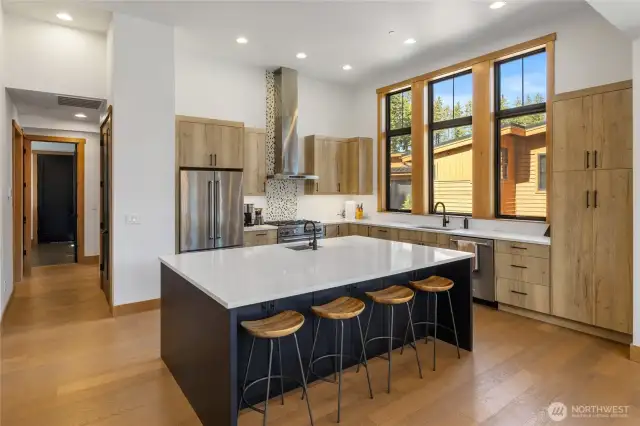 Open kitchen space
