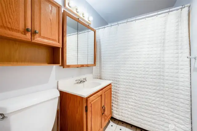 Full bath on main floor