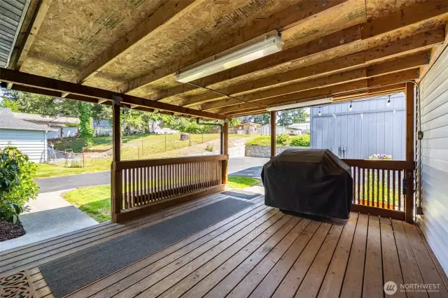 Covered deck