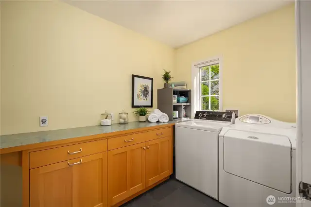 Laundry is on main level.