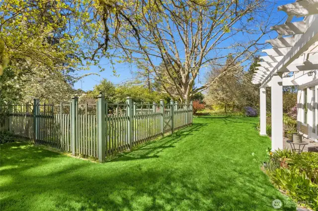Enclosed garden space is perfect for your summer harvest.