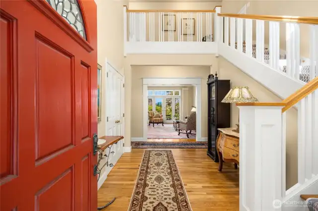 Beautiful hard wood floors throughout the home. The crown molding, and trim showcases the craftsmenship.