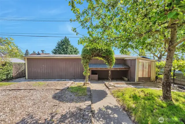 Large storage area with easy access