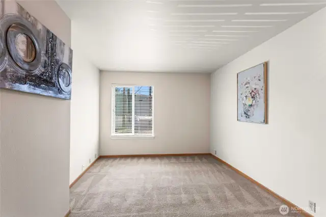 Spacious primary bedroom