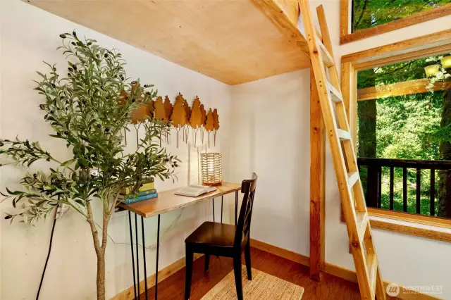 Access to sleeping loft!