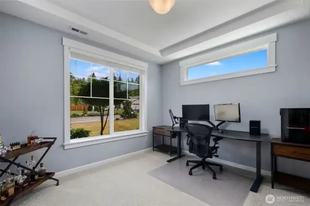 Main-floor office.
