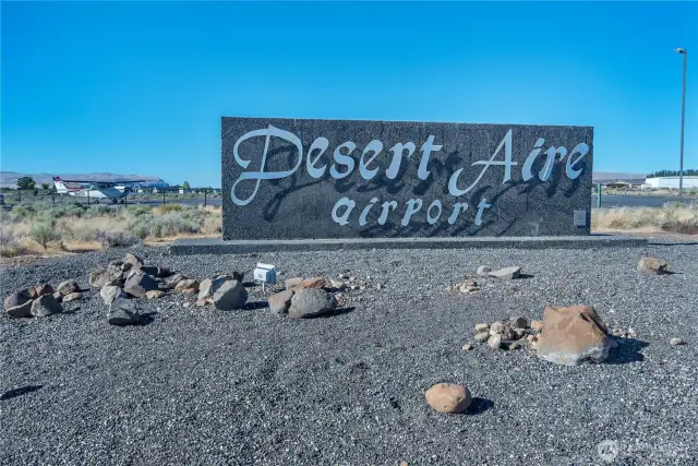 Desert Aire Airport.
