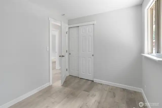 Second guest bedroom could be perfect for a home office or hobby room.