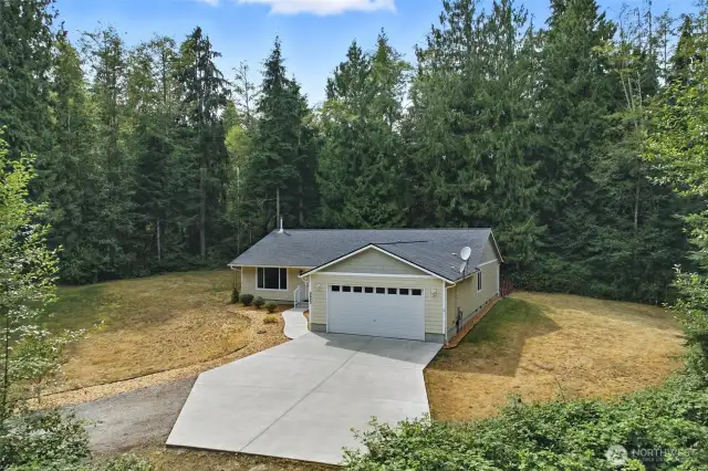 A sunny, magical spot in the woods. Welcome home!