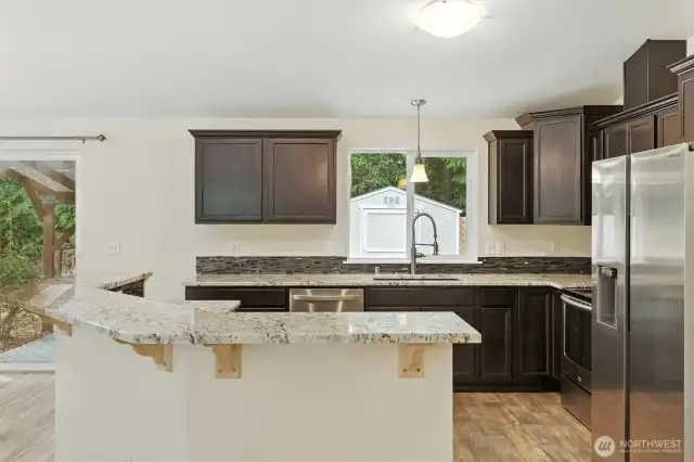 Island for more storage and entertaining.