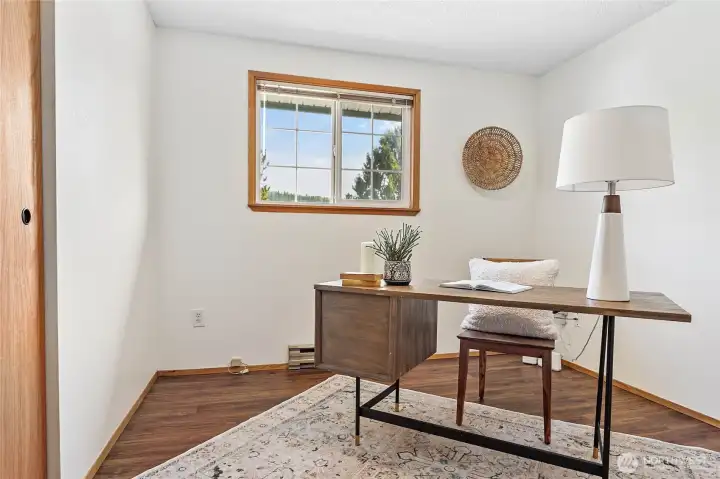 Upstairs 3rd bedroom or office.