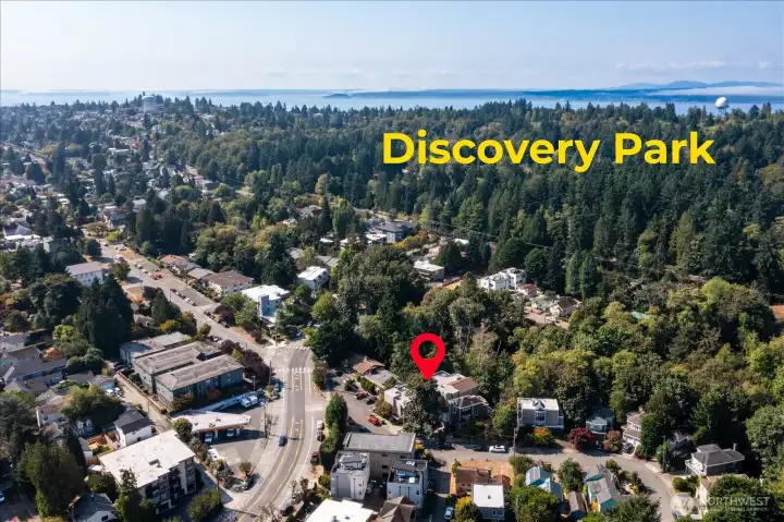 A half block to Discovery park, runner, & bicker paradise!