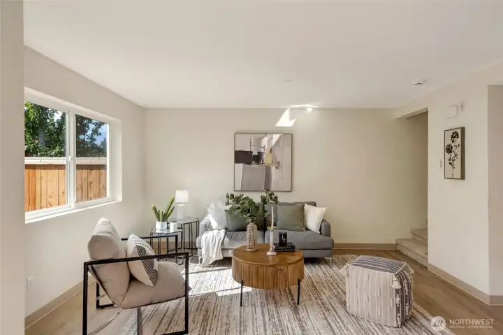 FRESH PAINT throughout the ENTIRE home