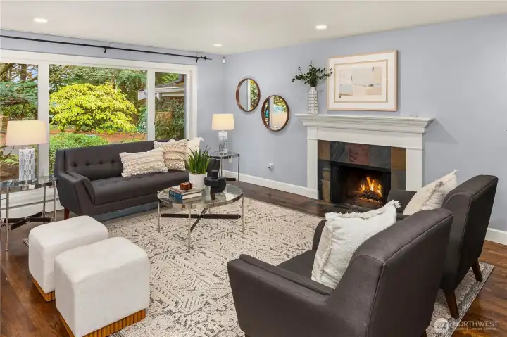 Cozy main level living room.