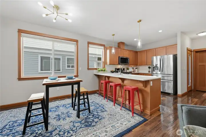 Dining Room Looking Toward the Kitchen