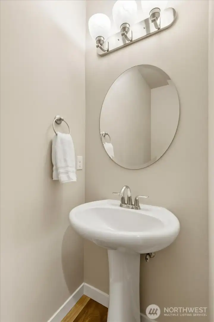 Powder Room on the main level