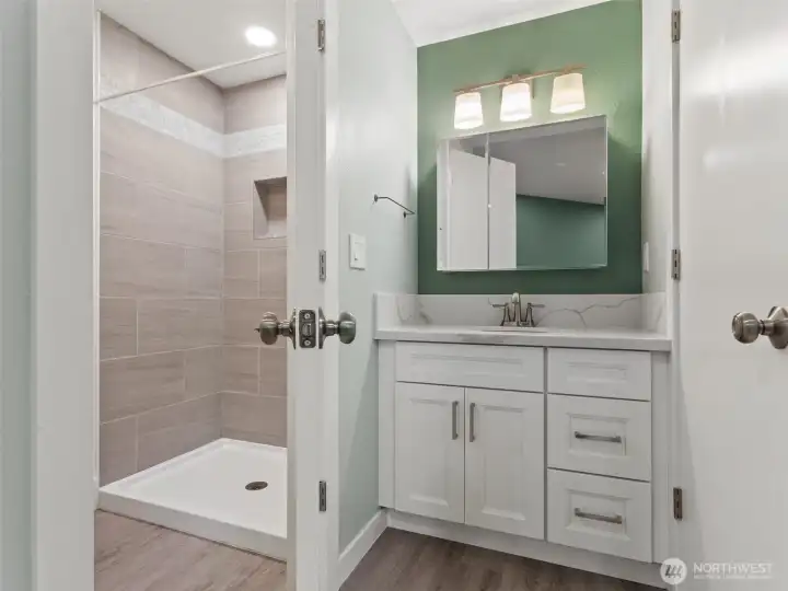 Primary bathroom sink.