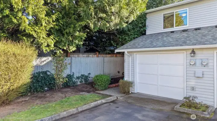 Private Garage ~ Fully Fenced Lot