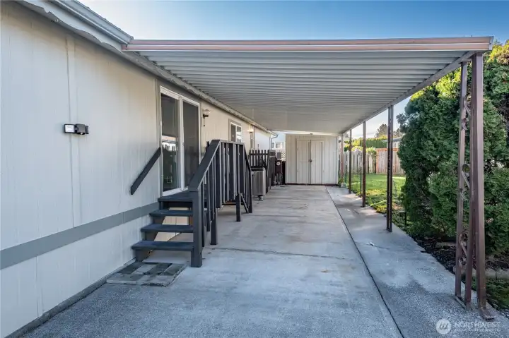 Lots of space and a shed too