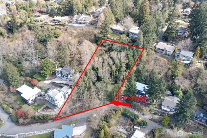 Asphalt tab for parking/ driveway.