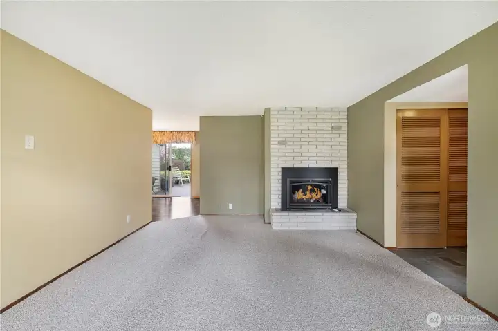 Living Room From Front Window
