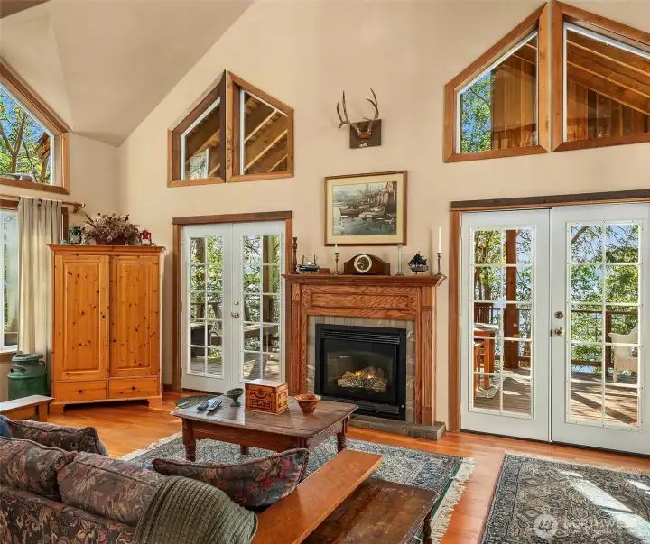 Generous Milgard windows throughout