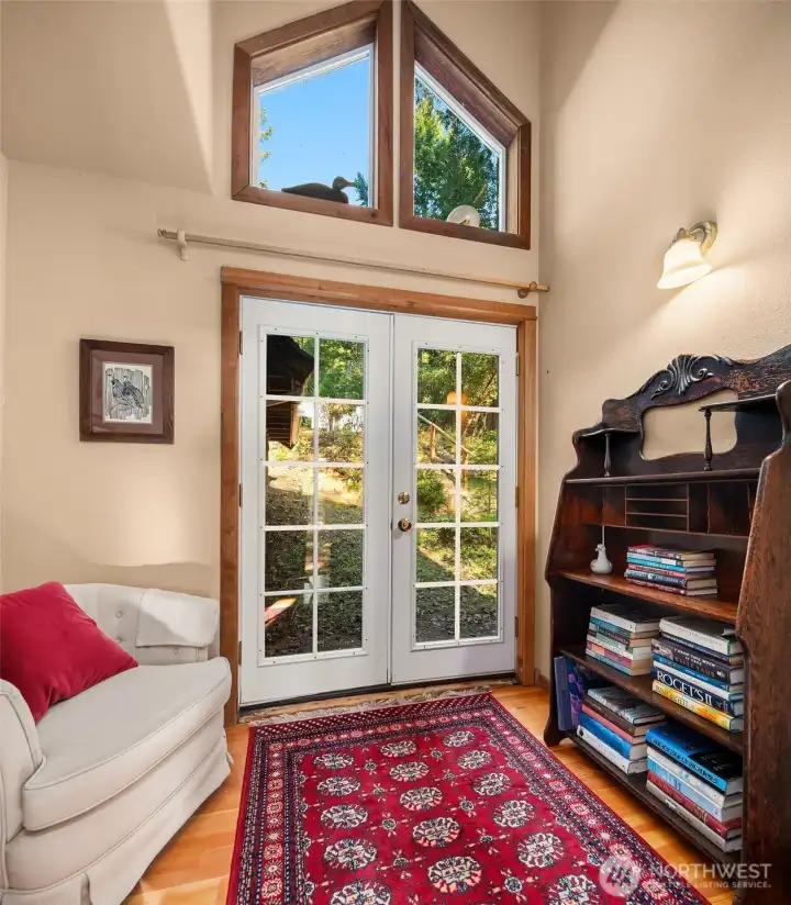 Unique reading/privacy nook in the bonus room