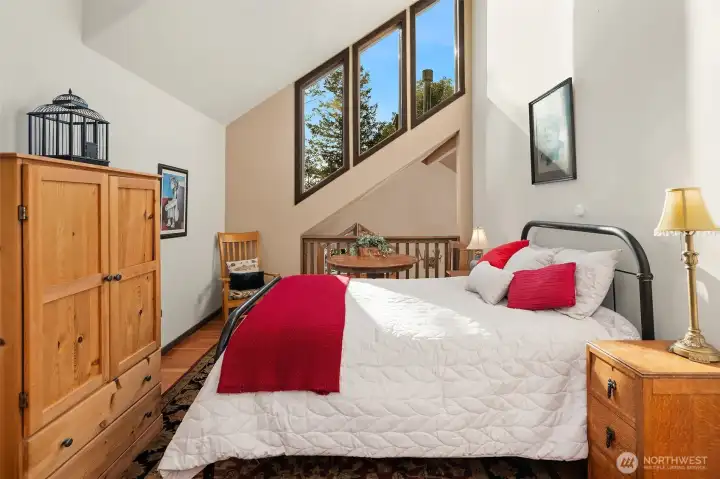 Upstairs bedroom on the south side